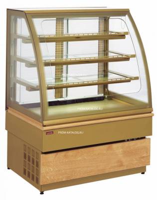 Витрина охлаждаемая Unis Georgia III 1000 Self-service, gold